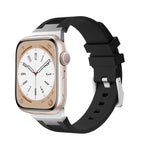 Loners Liquid Silicone Watch Band, For Apple Watch Series 5 44mm, For Apple Watch Series 4 44mm, For Apple Watch Series 3 42mm