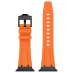 Stone Grain Liquid Silicone Watch Band, For Apple Watch Series 2 42mm, For Apple Watch 42mm