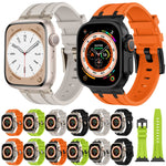 Stone Grain Liquid Silicone Watch Band, For Apple Watch Series 2 42mm, For Apple Watch 42mm