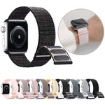 Dual Hook and Loop Nylon Watch Band, For Apple Watch 38mm