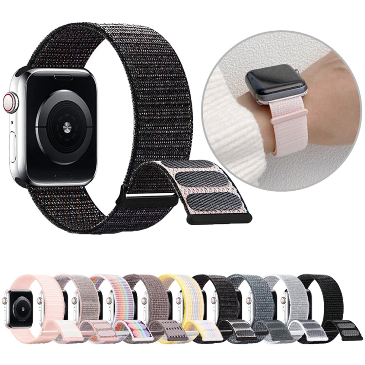 Dual Hook and Loop Nylon Watch Band, For Apple Watch 38mm