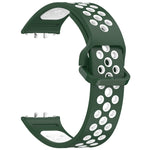 Two Color Breathable Silicone Watch Band, For Samsung Galaxy Fit 3