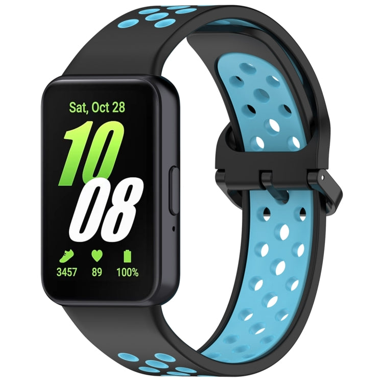 Two Color Breathable Silicone Watch Band, For Samsung Galaxy Fit 3