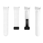 Magnetic Black Buckle Leather Silicone Watch Band, For Samsung Galaxy Watch 6