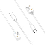 For Samsung Galaxy Fit 3 Official Style Smart Watch Charging Cable, Length: 55cm, USB-C / Type-C, USB-A