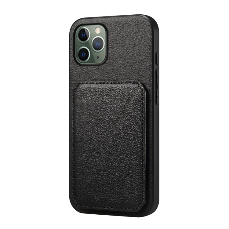 غطاء هاتف بحامل بطاقتين بنقشة جلد عجل D04، لهواتف iPhone 11، iPhone 11 Pro، iPhone X / XS، iPhone XR، iPhone XS Max، iPhone 7 Plus / 8 Plus