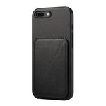 غطاء هاتف بحامل بطاقتين بنقشة جلد عجل D04، لهواتف iPhone 11، iPhone 11 Pro، iPhone X / XS، iPhone XR، iPhone XS Max، iPhone 7 Plus / 8 Plus