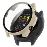 PC + Tempered Film Integrated Watch Protective Case, For Garmin Forerunner 165 / 165 Music