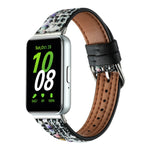Woolen Leather Watch Band, For Samsung Galaxy Fit 3
