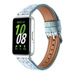 Woolen Leather Watch Band, For Samsung Galaxy Fit 3