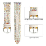 Woolen Leather Watch Band, For Samsung Galaxy Fit 3