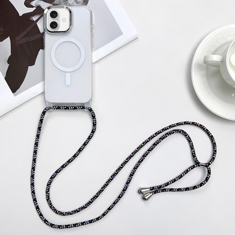 MagSafe Magnetic PC + TPU Phone Case with Lanyard, For iPhone 17e / 16e, For iPhone 17 Pro Max, For iPhone 17 Pro, For iPhone 17