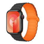 I-Shaped Magnetic Silicone Watch Band, For Apple Watch SE 2023 44mm, For Apple Watch SE 2023 40mm, For Apple Watch Ultra 2 49mm