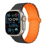 I-Shaped Magnetic Silicone Watch Band, For Apple Watch SE 2023 44mm, For Apple Watch SE 2023 40mm, For Apple Watch Ultra 2 49mm
