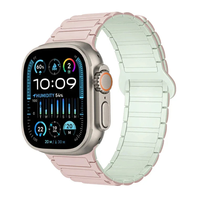 I-Shaped Magnetic Silicone Watch Band