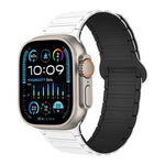 I-Shaped Magnetic Silicone Watch Band, For Apple Watch Series 9 45mm, For Apple Watch Series 9 41mm, For Apple Watch Ultra 49mm