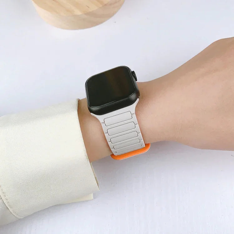 I-Shaped Magnetic Silicone Watch Band