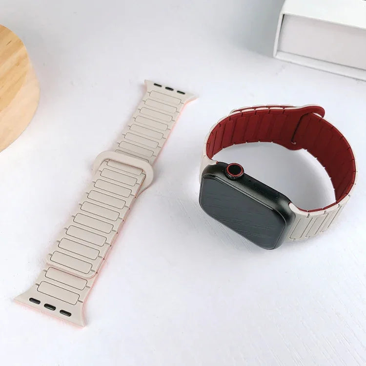 I-Shaped Magnetic Silicone Watch Band
