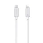 USAMS US-SJ697 كابل شحن سريع ونقل بيانات USB-C / Type-C إلى 8 دبابيس بقوة 30 واط مخطط، 1 متر، 2 متر، 3 متر
