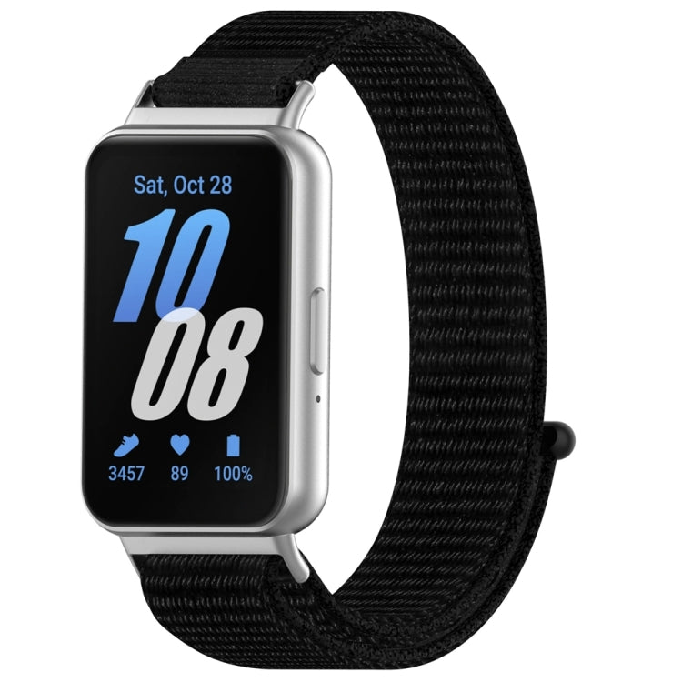 Nylon Loop Hook and Loop Fastener Watch Band, For Samsung Galaxy Fit 3
