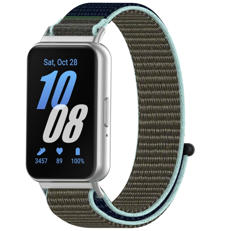 Nylon Loop Hook and Loop Fastener Watch Band, For Samsung Galaxy Fit 3