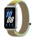 Nylon Loop Hook and Loop Fastener Watch Band, For Samsung Galaxy Fit 3