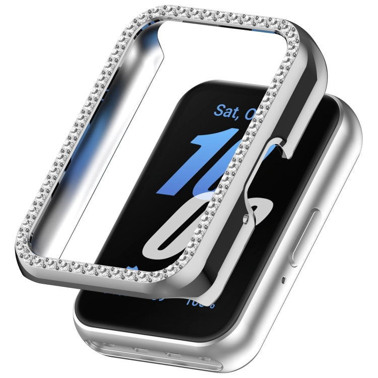 Diamond Half Pack Hollow PC Watch Protective Case, For Samsung Galaxy Fit 3