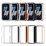 Diamond Half Pack Hollow PC Watch Protective Case, For Samsung Galaxy Fit 3