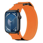 Nylon Hook And Loop Fastener Watch Band, For Apple Watch Series 10 46mm, For Apple Watch Series 10 42mm, For Apple Watch SE 2023 44mm, For Apple Watch SE 2023 40mm, For Apple Watch Ultra 2 49mm, For Apple Watch Series 9 45mm, For Apple Watch Series 9 4...