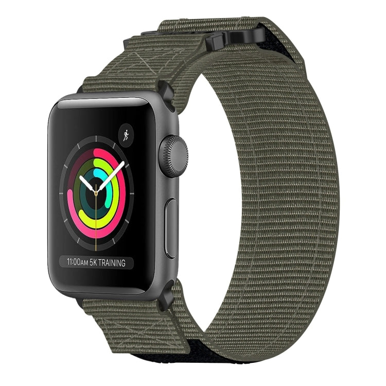 Nylon Hook And Loop Fastener Watch Band, For Apple Watch 38mm