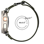 Nylon Hook And Loop Fastener Watch Band, For Apple Watch 38mm