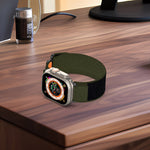 Nylon Hook And Loop Fastener Watch Band, For Apple Watch 38mm