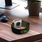 Nylon Hook And Loop Fastener Watch Band, For Apple Watch 38mm