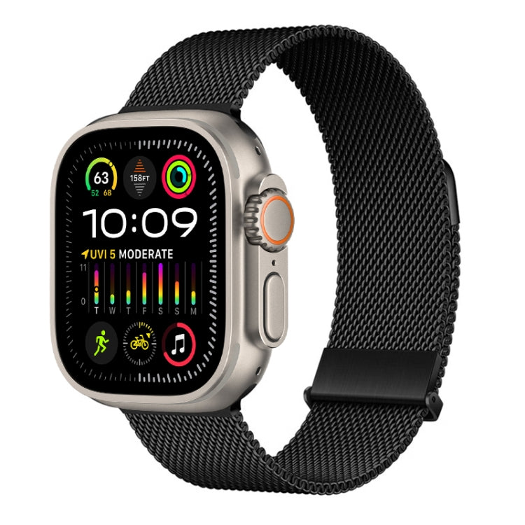 ZGA Milanese Magnetic Metal Watch Band, For Apple Watch Series 10 46mm, For Apple Watch Series 10 42mm, For Apple Watch SE 2023 44mm, For Apple Watch Ultra 2 49mm, For Apple Watch Series 9 45mm, For Apple Watch Ultra 49mm, For Apple Watch Series 8 45mm...