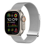 ZGA Milanese Magnetic Metal Watch Band, For Apple Watch Series 10 46mm, For Apple Watch Series 10 42mm, For Apple Watch SE 2023 44mm, For Apple Watch Ultra 2 49mm, For Apple Watch Series 9 45mm, For Apple Watch Ultra 49mm, For Apple Watch Series 8 45mm...