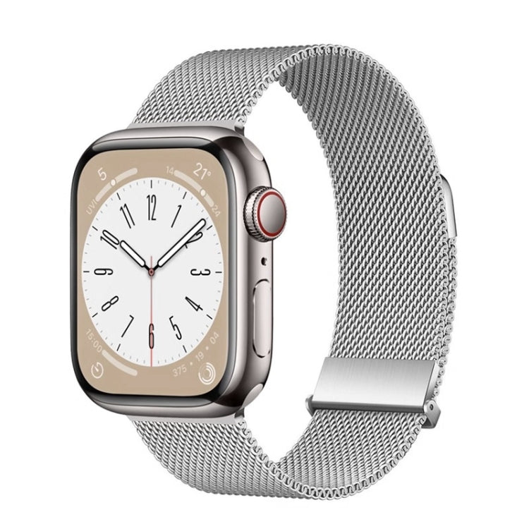 ZGA Milanese Magnetic Metal Watch Band, For Apple Watch Series 10 46mm, For Apple Watch Series 10 42mm, For Apple Watch SE 2023 44mm, For Apple Watch Ultra 2 49mm, For Apple Watch Series 9 45mm, For Apple Watch Ultra 49mm, For Apple Watch Series 8 45mm...