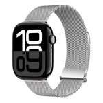 ZGA Milanese Magnetic Metal Watch Band, For Apple Watch Series 10 46mm, For Apple Watch Series 10 42mm, For Apple Watch SE 2023 44mm, For Apple Watch Ultra 2 49mm, For Apple Watch Series 9 45mm, For Apple Watch Ultra 49mm, For Apple Watch Series 8 45mm...