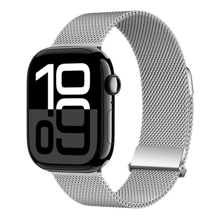 ZGA Milanese Magnetic Metal Watch Band, For Apple Watch Series 10 46mm, For Apple Watch Series 10 42mm, For Apple Watch SE 2023 44mm, For Apple Watch Ultra 2 49mm, For Apple Watch Series 9 45mm, For Apple Watch Ultra 49mm, For Apple Watch Series 8 45mm...