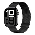 ZGA Milanese Magnetic Metal Watch Band, For Apple Watch Series 10 46mm, For Apple Watch Series 10 42mm, For Apple Watch SE 2023 44mm, For Apple Watch Ultra 2 49mm, For Apple Watch Series 9 45mm, For Apple Watch Ultra 49mm, For Apple Watch Series 8 45mm...