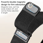ZGA Milanese Magnetic Metal Watch Band, For Apple Watch Series 10 46mm, For Apple Watch Series 10 42mm, For Apple Watch SE 2023 44mm, For Apple Watch Ultra 2 49mm, For Apple Watch Series 9 45mm, For Apple Watch Ultra 49mm, For Apple Watch Series 8 45mm...