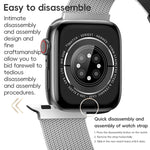 ZGA Milanese Magnetic Metal Watch Band, For Apple Watch Series 10 46mm, For Apple Watch Series 10 42mm, For Apple Watch SE 2023 44mm, For Apple Watch Ultra 2 49mm, For Apple Watch Series 9 45mm, For Apple Watch Ultra 49mm, For Apple Watch Series 8 45mm...