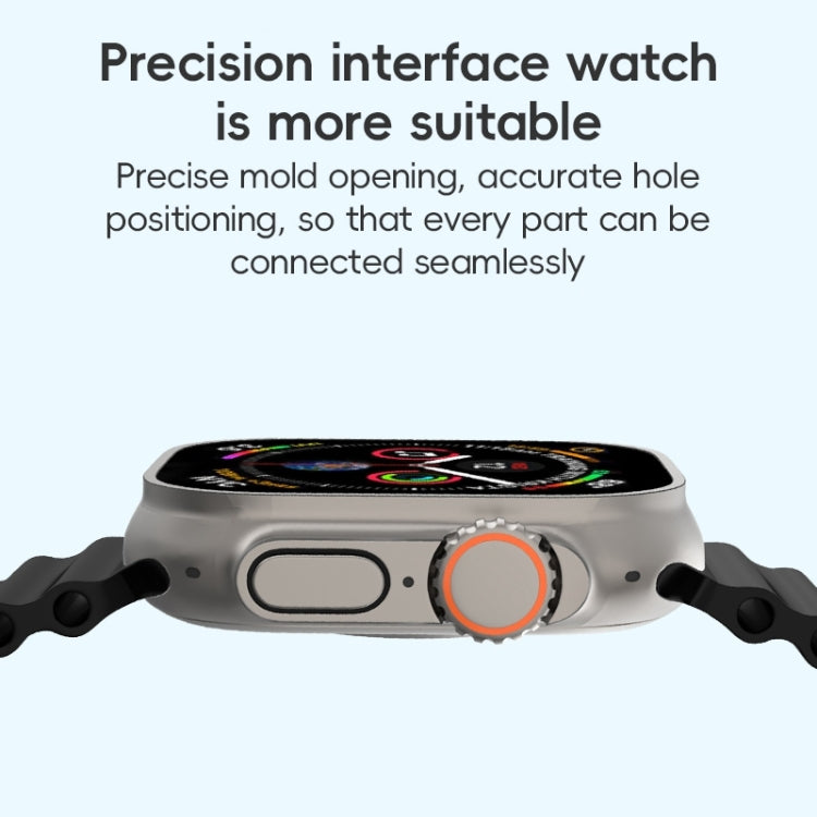 ZGA Ocean Silicone Watch Band, For Apple Watch Series 4 44mm, For Apple Watch Series 3 42mm, For Apple Watch Series 2 42mm, For Apple Watch 42mm