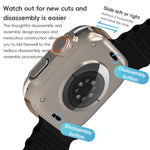 ZGA Ocean Silicone Watch Band, For Apple Watch Series 4 44mm, For Apple Watch Series 3 42mm, For Apple Watch Series 2 42mm, For Apple Watch 42mm