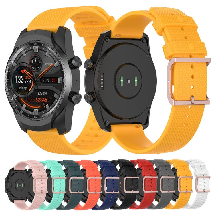 22mm Dot Texture Wrist Strap, For Polar Grit X / Vantage M, For Ticwatch Pro 2020 / Ticwatch GTX, For Samsung Galaxy Watch3 45mm / Galaxy Watch 46mm