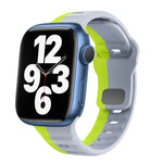 Wave Texture Reverse Buckle Silicone Watch Band