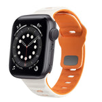 Wave Texture Reverse Buckle Silicone Watch Band, For Apple Watch Series 6 40mm, For Apple Watch Series 6 44mm, For Apple Watch Series 5 44mm, For Apple Watch Series 5 40mm