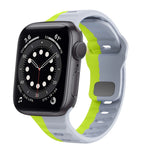 Wave Texture Reverse Buckle Silicone Watch Band, For Apple Watch Series 6 40mm, For Apple Watch Series 6 44mm, For Apple Watch Series 5 44mm, For Apple Watch Series 5 40mm