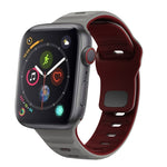 Wave Texture Reverse Buckle Silicone Watch Band, For Apple Watch Series 4 44mm, For Apple Watch Series 4 40mm, For Apple Watch Series 3 38mm, For Apple Watch Series 3 42mm