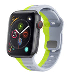 Wave Texture Reverse Buckle Silicone Watch Band, For Apple Watch Series 4 44mm, For Apple Watch Series 4 40mm, For Apple Watch Series 3 38mm, For Apple Watch Series 3 42mm