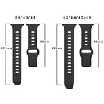 Wave Texture Reverse Buckle Silicone Watch Band, For Apple Watch Series 6 40mm, For Apple Watch Series 6 44mm, For Apple Watch Series 5 44mm, For Apple Watch Series 5 40mm